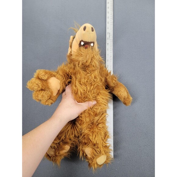 Vintage 1986 ALF Plush Stuffed Animal Doll Coleco TV Character Brown 1980s Alien - Picture 4 of 12